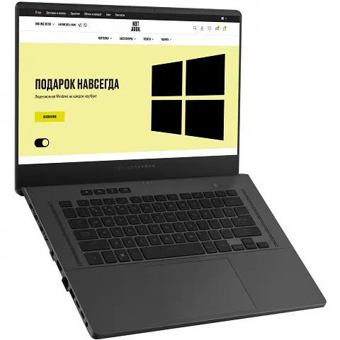Ноутбук Asus ROG Zephyrus G15 GA503QM (GA503QM-BS94Q) Black - фото 7