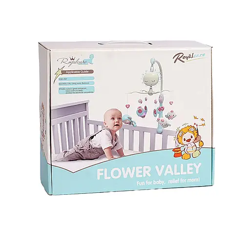 Карусель музыкальная 822-207-2, погремушки, мелодии, звуки природы, в коробке (6946616088428) - фото 1