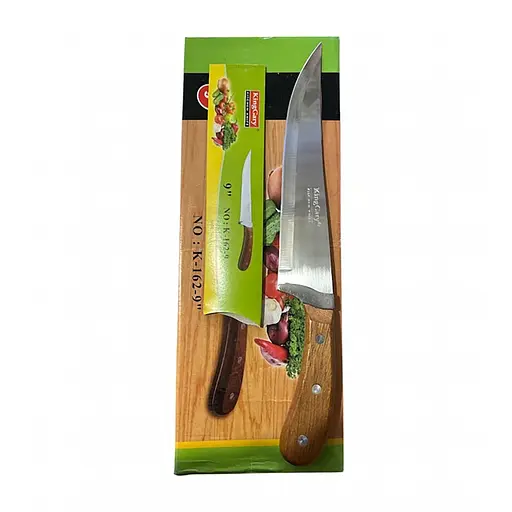 Нож кухонный универсальный с деревянной ручкой 34 см King Gary 88258 - фото 1