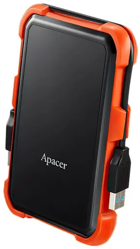 Зовнішній HDD накопичувач Apacer 1Tb AC630 Black-Orange (AP1TBAC630T-1) - фото 2