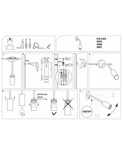Бра Nowodvorski 9067 Eye flex s - фото 3