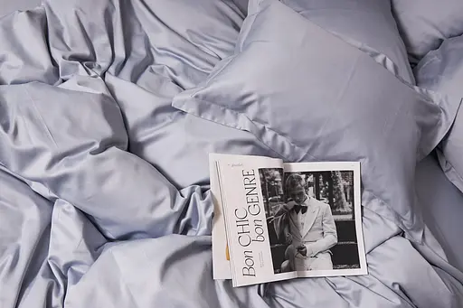 Комплект постільної білизни Moon&Star Satin Premium Skyline сімейний 2х143х210 см наволочки 2х70х70 см - фото 2