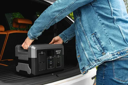 2E Портативна електростанція Syla, 1500 Вт, 1280 Вт/год, WiFi/BT, паралельне підключення, швидка зарядка - фото 5