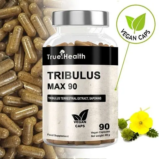 Экстракт трибулуса террестриса True Health Tribulus Max 200 mg, 90 вегакапсул для поддержания половой функции - фото 2