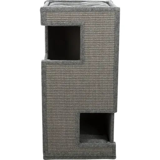 Когтеточка-домик Trixie Gabriel для кошек сизаль серая 38х38х78 см [CD] - фото 3