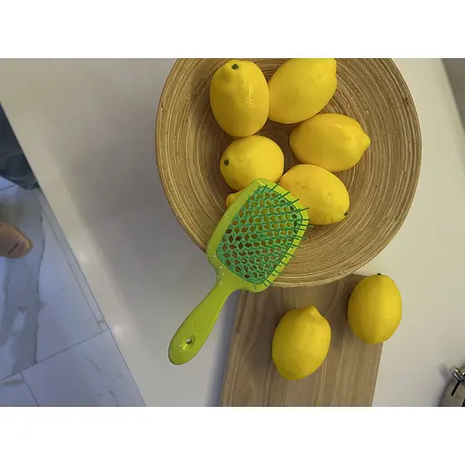 Щітка для волосся Janeke Superbrush Standard неонова-зелена - фото 5