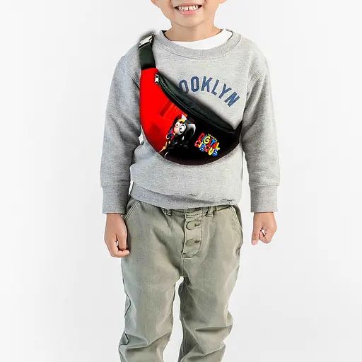 Набір дитячий цифровий цирк рюкзак 36х27см сумка-бананка, кружка з принтом для хлопчика (01619) - фото 3