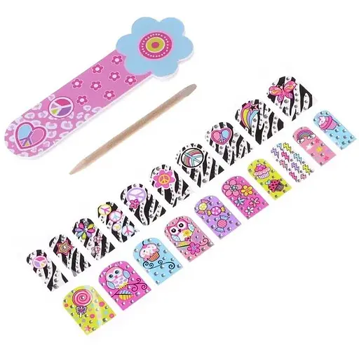 Детские наклейки для ногтей IE316