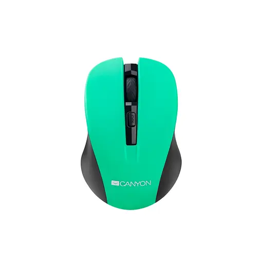 Мишка Canyon CNE-CMSW1GR Wireless Black-Green (CNE-CMSW1GR) - фото 2