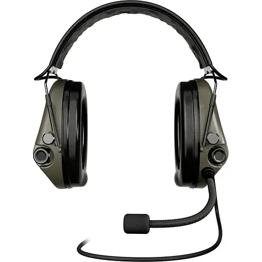 Активные наушники Sordin Supreme MIL CC Slim с верхним держателем зеленые - фото 3