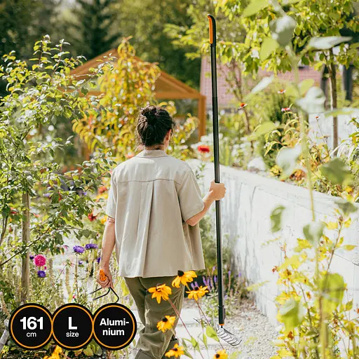 Ручка алюминиевая Fiskars OneClick L 161 см (1080547) - фото 3