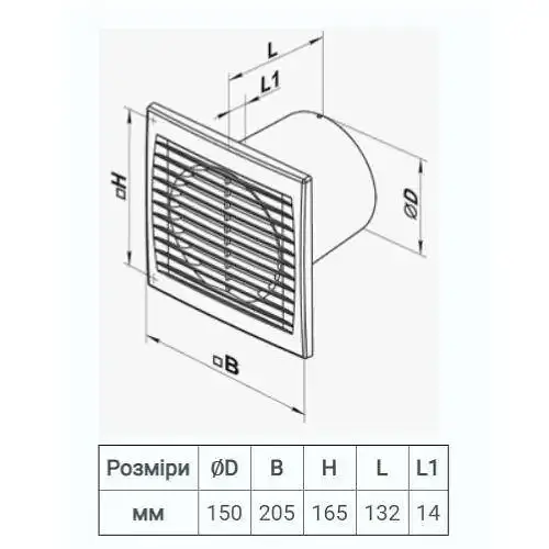 Вытяжной вентилятор Домовент 150 СВ со шнурковым выключателем белого цвета - фото 6