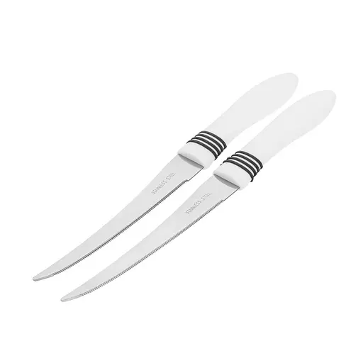 Набір ножів кухонних, 2 шт., для томатів та м'яких овочів, Kitchen Master Помаранчевий 87708 - фото 4