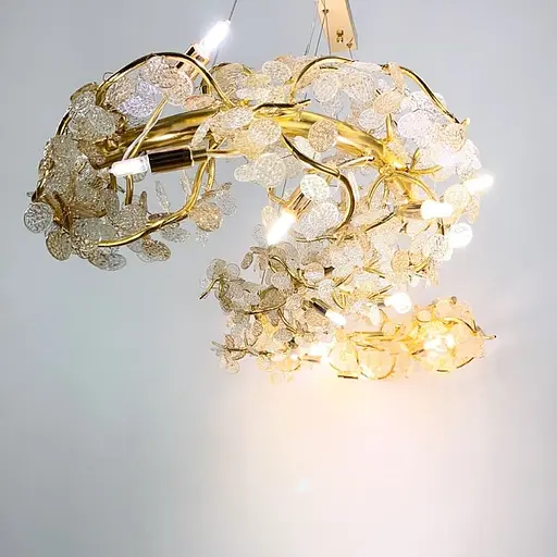 Подвесной удлиненный светильник Calathea | Ст. MD 6009-L1200 GD Line F - фото 5