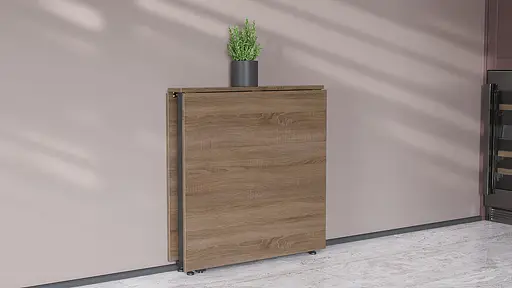 Стіл-книга трансформер Оріон 2 Ferrum-decor 750x1520x730 Чорний метал ДСП Дуб Сонома Трюфель 16 мм (FRD-104587) - фото 10