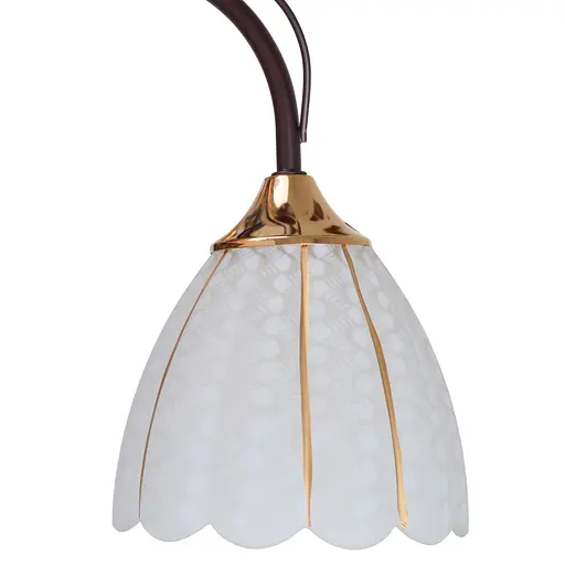 Люстра стельова Brille в спальню E27 60W BK (LK-679S/5) - фото 6