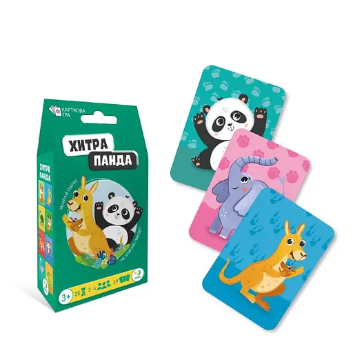 Карткова гра "Хитра панда" DoDo Toys 301235, 29 карточек - фото 2