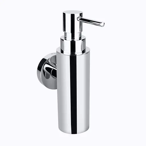 Дозатор для рідкого мила Bemeta Omega настінний 150 мл металевий стакан 104109012, Хром - фото 1