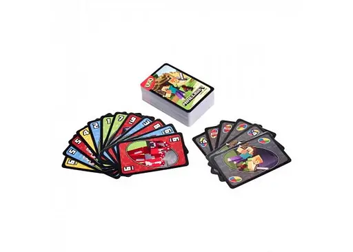 Настольная игра Mattel Уно Майнкрафт (UNO Minecraft) (FPD61) - фото 3