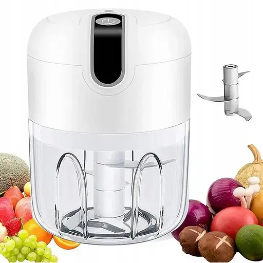 Подрібнювач багатофункціональний ручний електричний для овочів та фруктів