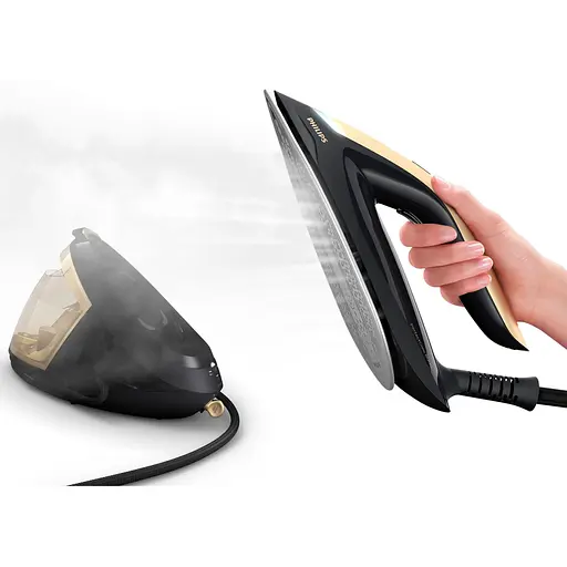 Утюг-парогенератор Philips PerfectCare 8000 Series 2700 Вт черно-золотой (PSG8140/80) - фото 9