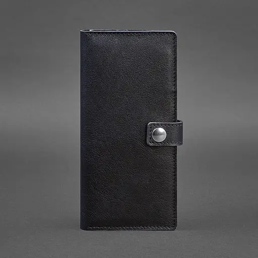 Кожаный Тревел-кейс (органайзер для документов) 6.0 Темно-синий - фото 5