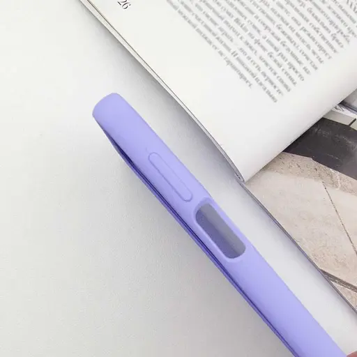 Чохол Lakshmi Silicone Cover Full Camera AAA with Logo для Samsung Galaxy A15 4G/5G/M15 5G Бузковий/Dasheen - фото 5