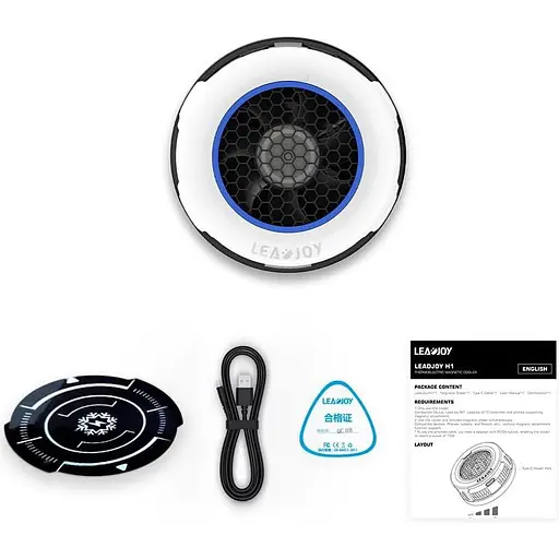 Кулер для смартфона LeadJoy H1 MagSafe White/Black [122567] - фото 5