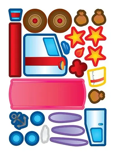 Аплікації-наліпки. Транспорт - фото 4