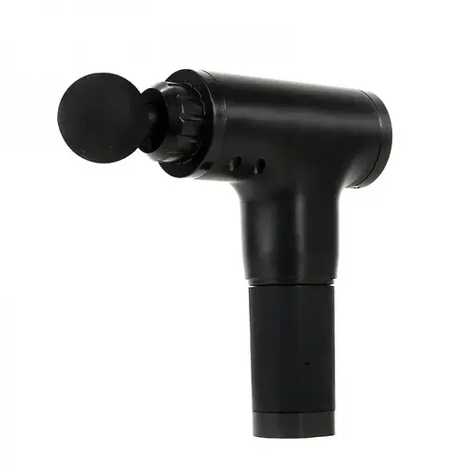 Портативний ручний антицелютний масажер Fascial Gun HF-320 для шиї спини роликовий USB 4 насадки - фото 1