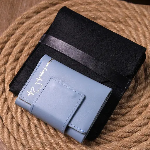 Женское кожаное портмоне Grande Pelle 7.5х10х2 см acs0024164 - фото 8