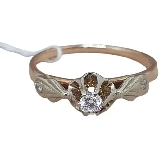 Золотое кольцо Гаразд с бриллиантами. 302007 18