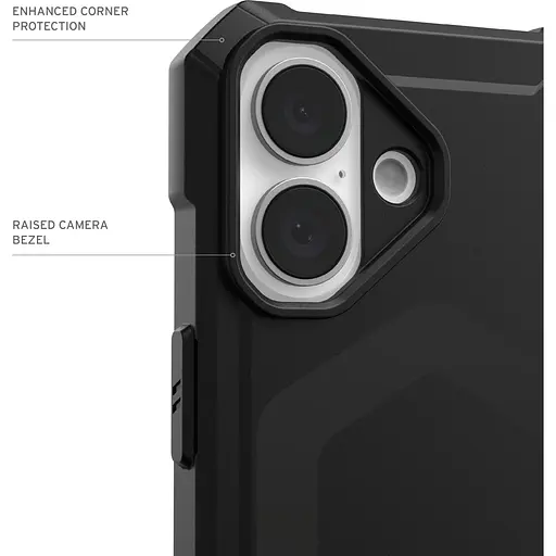 Оригінальний протиударний чохол UAG Essential Armor MagSafe для iPhone 16 Plus Black 114447114040 - фото 8