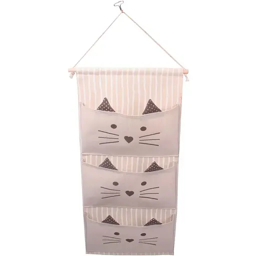 Органайзер подвесной с карманами Handy Home Котик, 30/34х64 см (CEW-08)