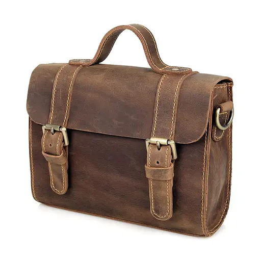 Міні сумка портфель через плече John McDee 24х18х7.5 см sum0028364 - фото 6