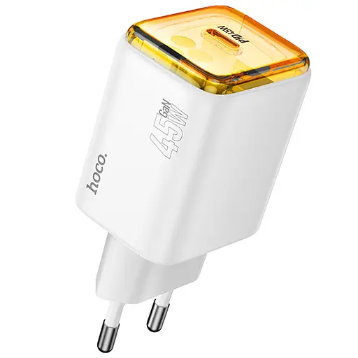МЗП Hoco N54 Monsoon PD45W (1USB-C) White - фото 2
