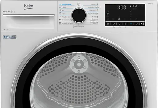 Beko Сушильна машина тепловий насос, 8кг, A+++, 60см, дисплей, білий - фото 4