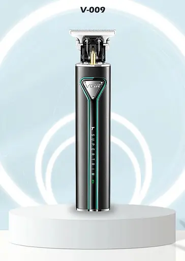 Тример-машинка акумуляторна для стриження волосся й бороди VGR V-009 (4 насадки) Чорний - фото 8