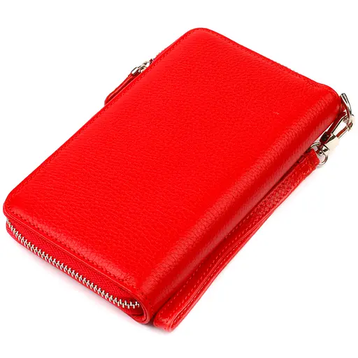 Женский кожаный кошелек Canpellini 17х10.5х2 см acs0025552 - фото 2