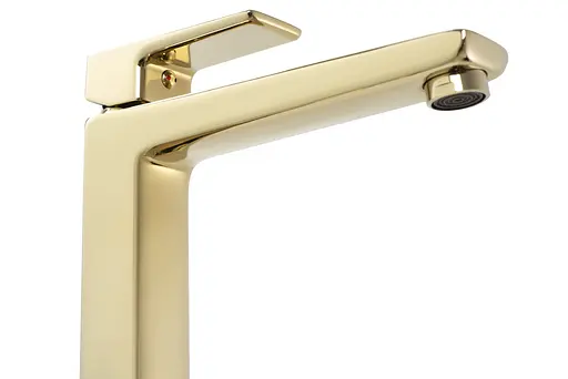 Смеситель для умывальника Rea Orix высокий gold REA-B7779 Золотой - фото 3