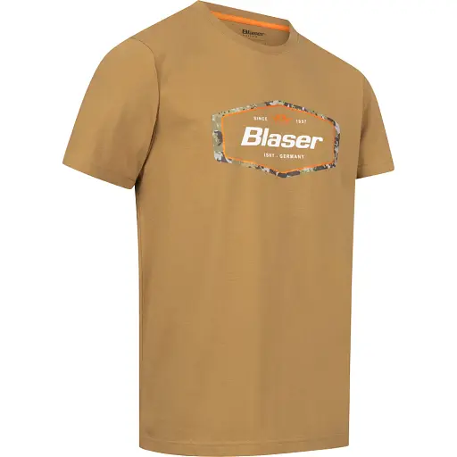 Футболка Blaser Active Outfits Badge T 24 3XL Песочный - фото 4