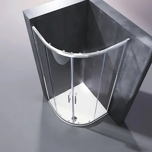 Душевая кабина без поддона Koer SR SC04-90x90x195-TR-01 прозрачное стекло Easy Clean 5 мм, хром KR5360, Универсальная, прозрачная, хром - фото 3