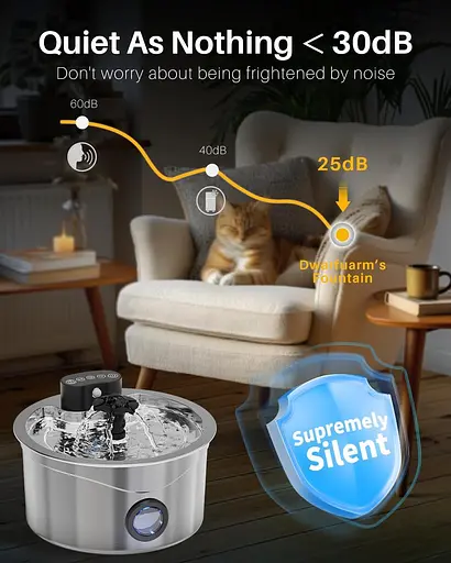 Фонтан для пиття для кішок 2,6 л - фото 5