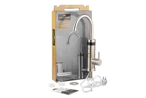 Проточный водонагреватель Kroner KRP Volt-ESG088 с дисплеем CV022965 - фото 7