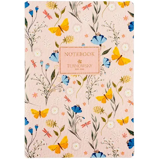 Книга записна Axent Turnowsky Secret Garden А5 60 аркушів у клітинку (8710-1-A-TR)