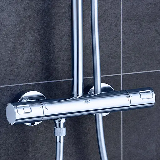 Душова система термостатична Grohe QuickFix Vitalio Joy System 230 26365000, Хром - фото 6