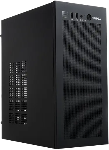 Корпус Vinga CS320B 400W Black - фото 1