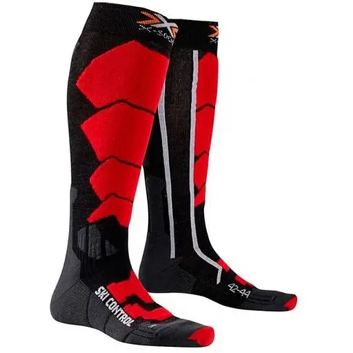Шкарпетки X-Socks Ski Control 45-47 Чорний/Червоний (1068-X20409 45-47)