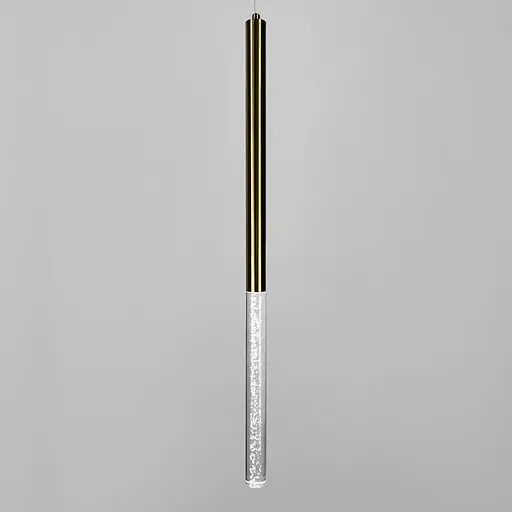 Латунний підвіс із скляним розсіювачем з ефектом бульбашок 71 см | Line F | Арт. MJ462/400+300 AB - фото 7