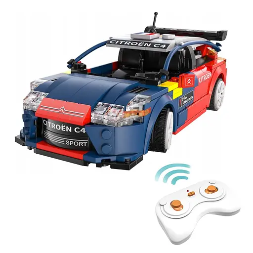 Конструктор детский на радиоуправлении CADA 2008 Citroen C4 WRC  гонка 329 деталей  - фото 1